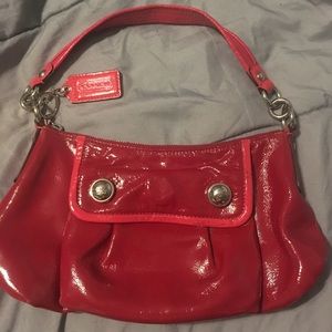 Red Coach bag